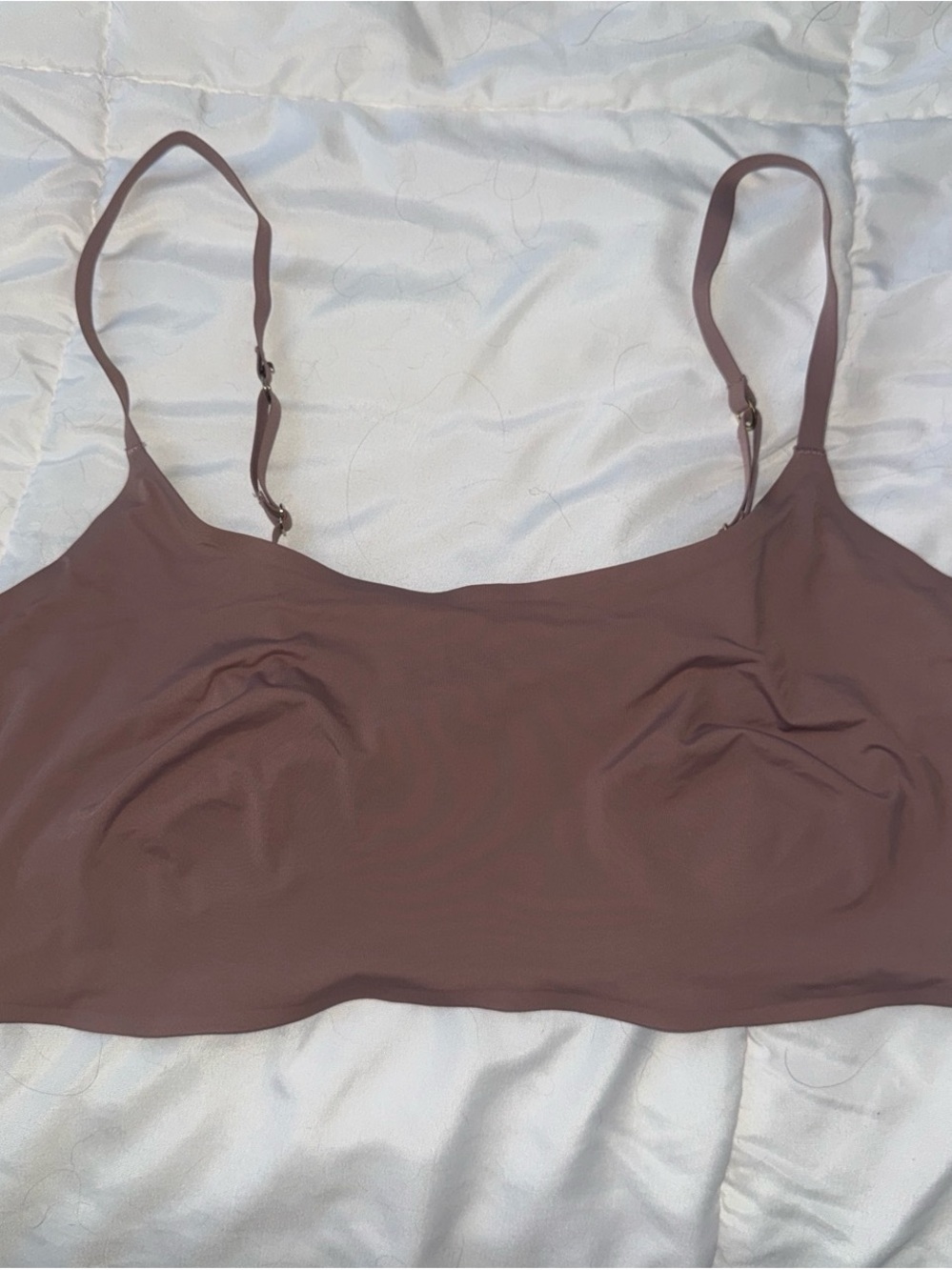 Abercrombie & Fitch Mauve Adjustable Camisole Bralette